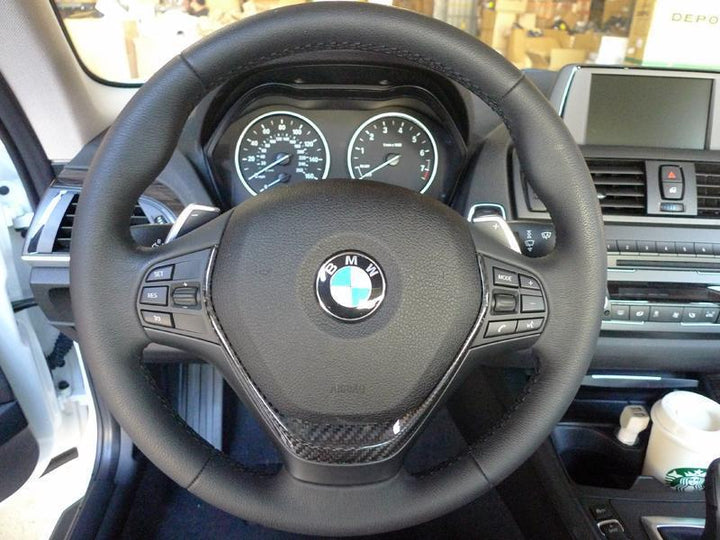 2014 - 2015 BMW 2 Series F22 Carbon Fiber SteerIng Wheel Cover