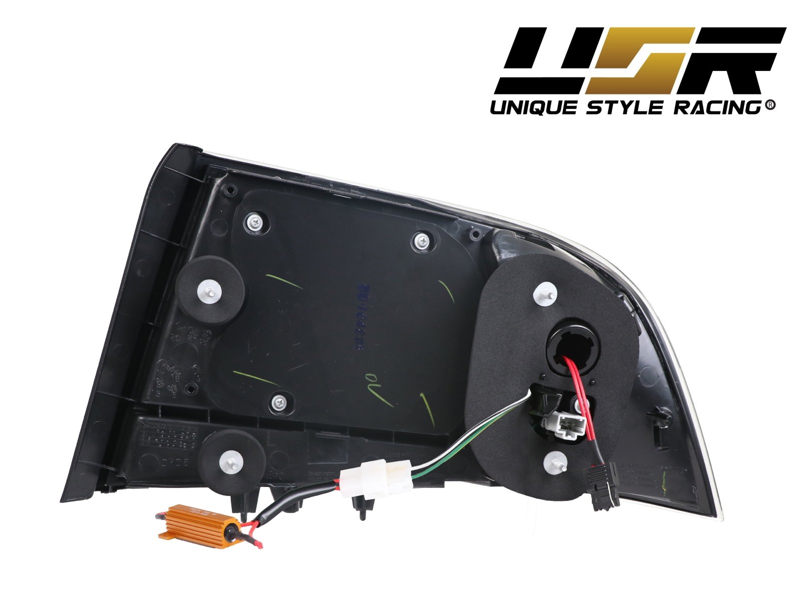 2004-2008 Acura TL NSX Style Black Housing Clear Lens Light Smoke