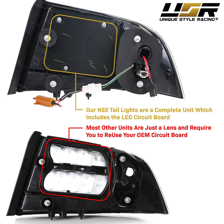 2004 - 2008 Acura TL NSX Style Black Housing Clear Lens Light Smoke Diffuser LED Light Bar Tail Light

#optional-items_tail-lights-with-4pcs-smoke-side-marker-lights