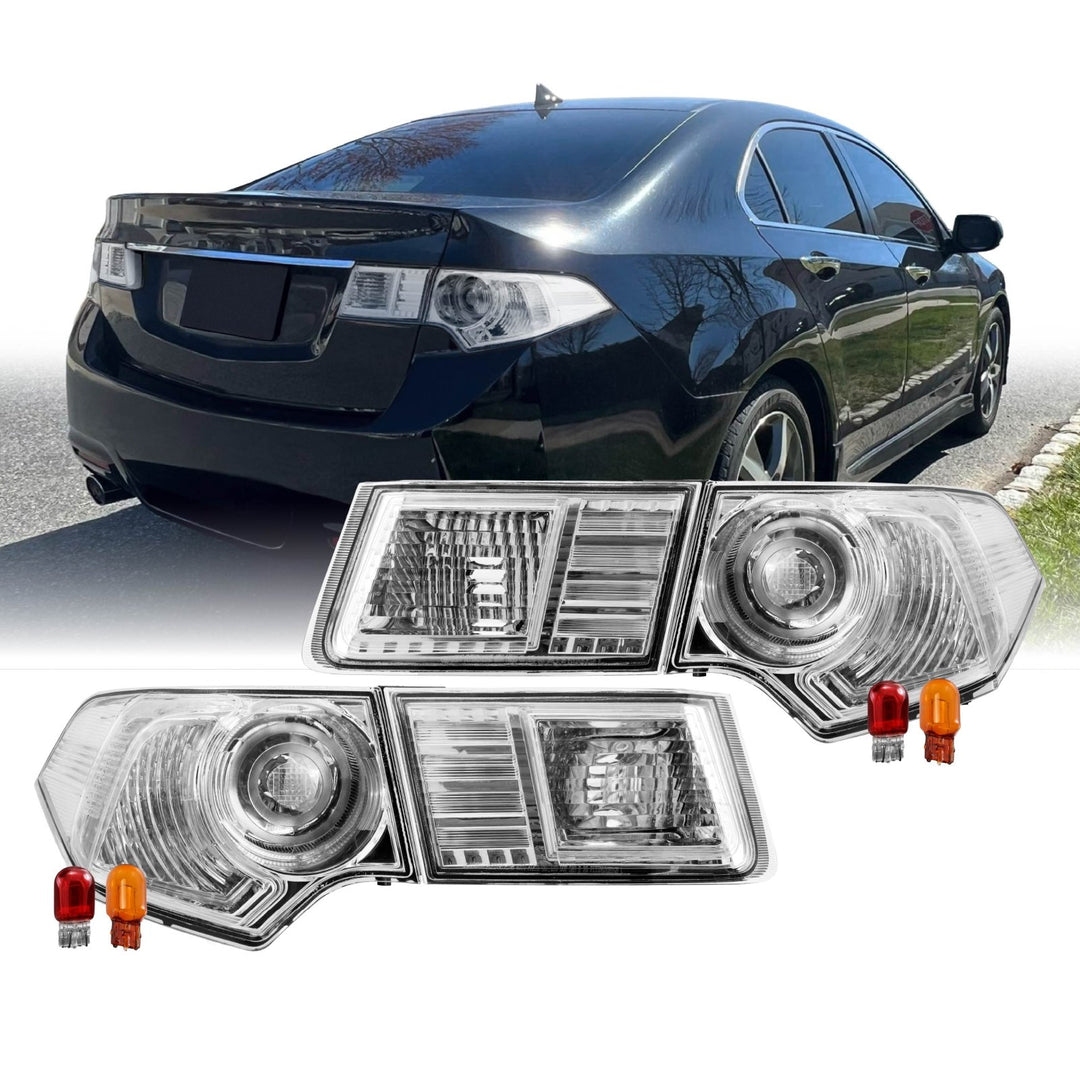 2009-2014 Acura TSX All Clear Lens 4PC Tail Lights
#light-source_incandescent