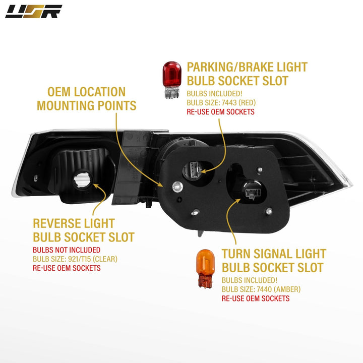 2009-2014 Acura TSX All Clear Lens 4PC Tail Lights
#light-source_incandescent