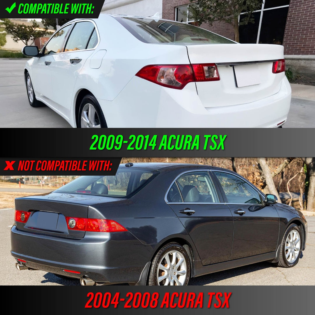 2009-2014 Acura TSX All Clear Lens 4PC Tail Lights
#light-source_incandescent