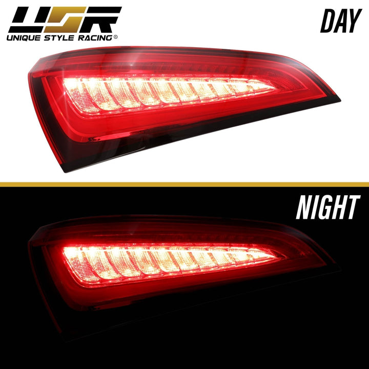 2008 - 2012 Audi SQ5 USA Facelift Style Red Lens FULL LED Upgrade Tail Lights
