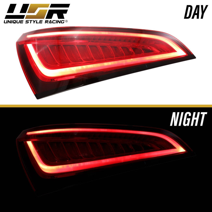 2008 - 2012 Audi SQ5 USA Facelift Style Red Lens FULL LED Upgrade Tail Lights