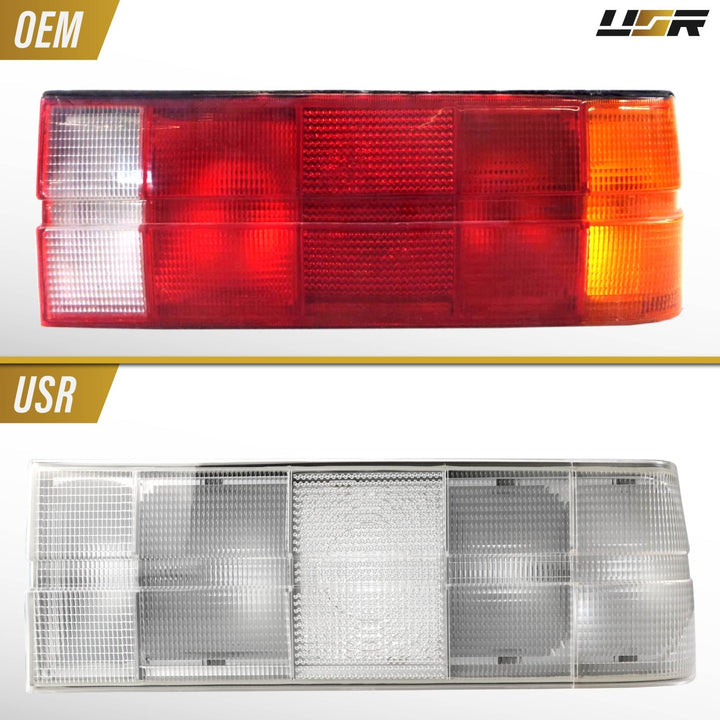 1983 - 1986 BMW E30 Pre Facelift Euro Frosted All Clear Lens Tail Lights