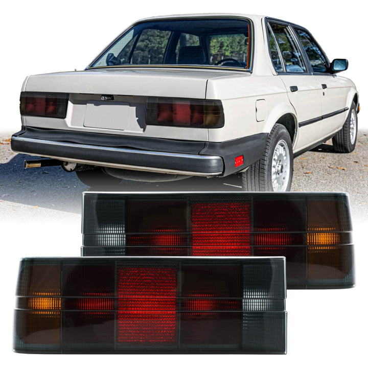 1983 - 1986 BMW E30 Pre Facelift Smoke / Amber Lens Tail Light
