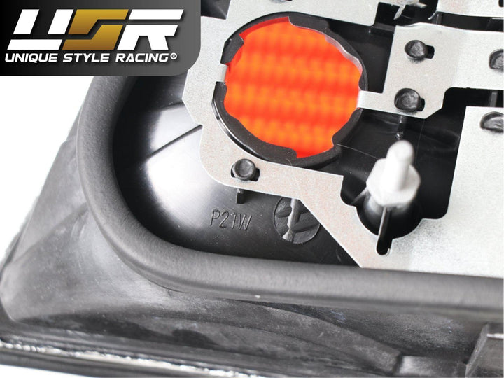 1992 - 1999 BMW E36 3 Series 2D Coupe / Cabrio M3 Euro Smoke Grey Clear Tail Lights