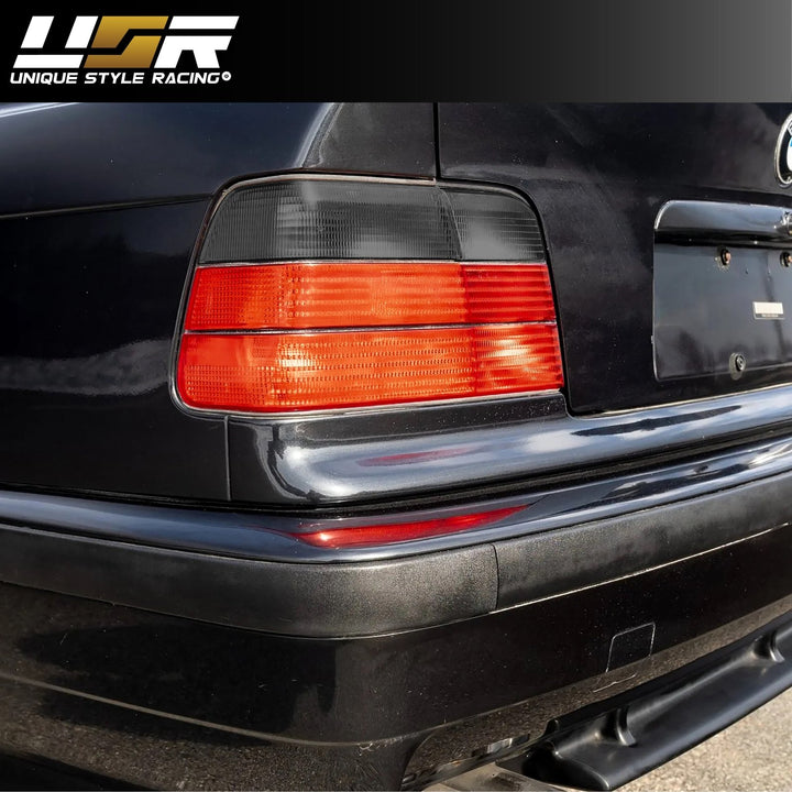1992-1998 BMW E36 3 Series 4D Sedan Euro OEM Style Red/Clear or Red/Smoke or Full Smoke Rear Tail Light

#lens-color_red-smoke-lens