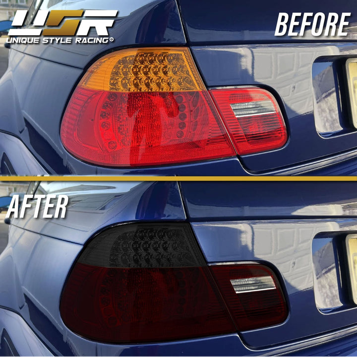 2004-2006 BMW E46 3 Series 2D Coupe Red/Clear OR Red/Smoke LED Tail Light

#lens-color_red-smoke-lens