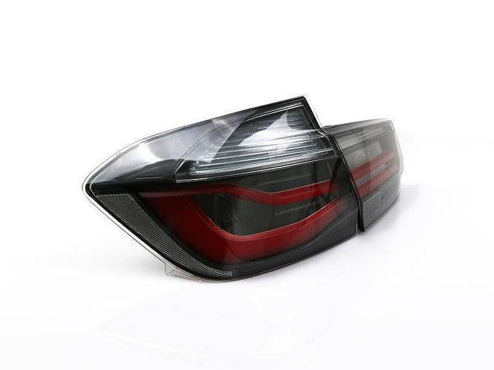 2012 - 2015 BMW 3 Series F30 4D Sedan LCI 4 Pieces LED Light Bar Rear Tail Lights OEM Red or Blackline
