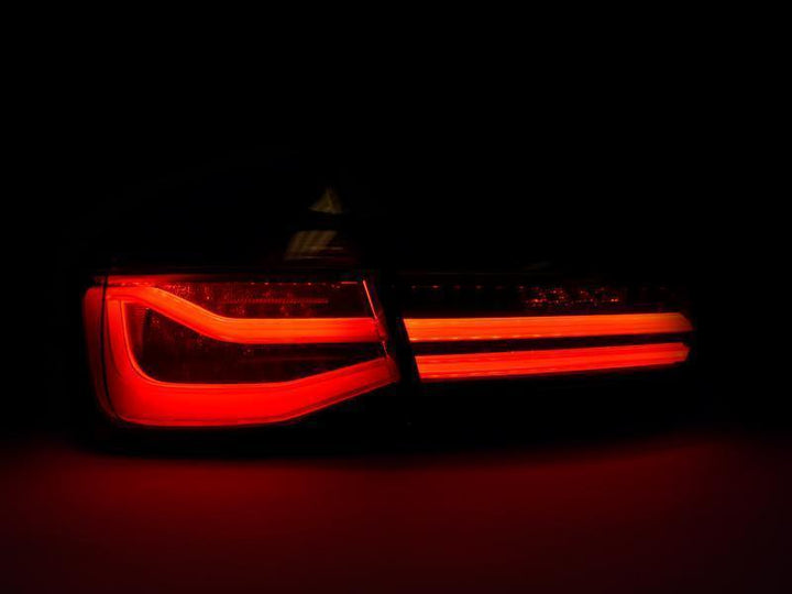 2016 - 2018 BMW 3 Series F30 4D Sedan LCI 4 Pieces BLACKLINE LED Light Bar Rear Tail Lights