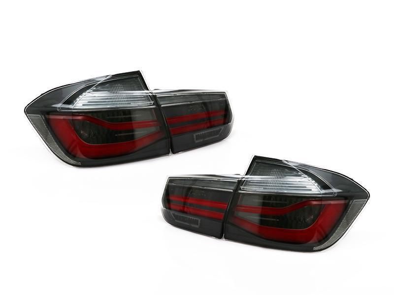 2016 - 2018 BMW 3 Series F30 4D Sedan LCI 4 Pieces BLACKLINE LED Light Bar Rear Tail Lights