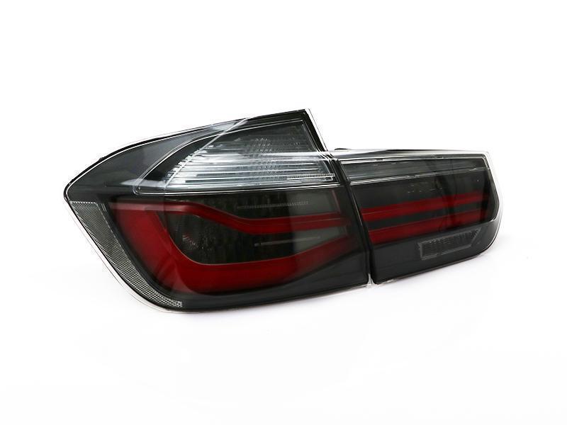 2016 - 2018 BMW 3 Series F30 4D Sedan LCI 4 Pieces BLACKLINE LED Light Bar Rear Tail Lights