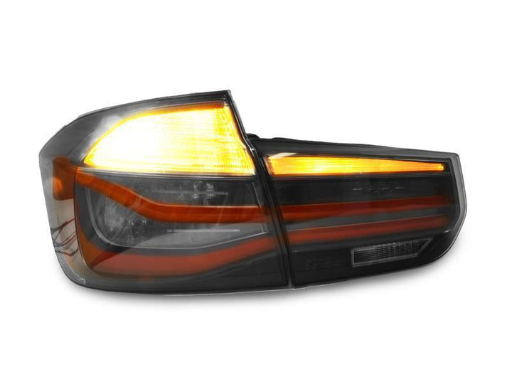 2016 - 2018 BMW 3 Series F30 4D Sedan LCI 4 Pieces BLACKLINE LED Light Bar Rear Tail Lights