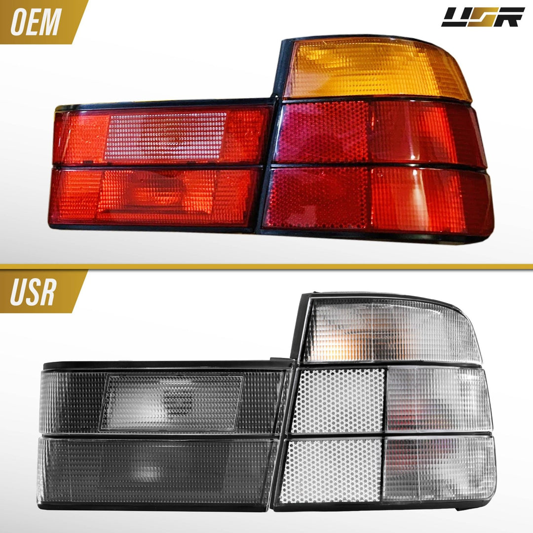 1989 1990 1991 1992 1993 1994 BMW E34 5 Series 4D All Clear, Monochrome, Red Clear, or Smoke Lens Tail Lights

#lens-color_monochrome