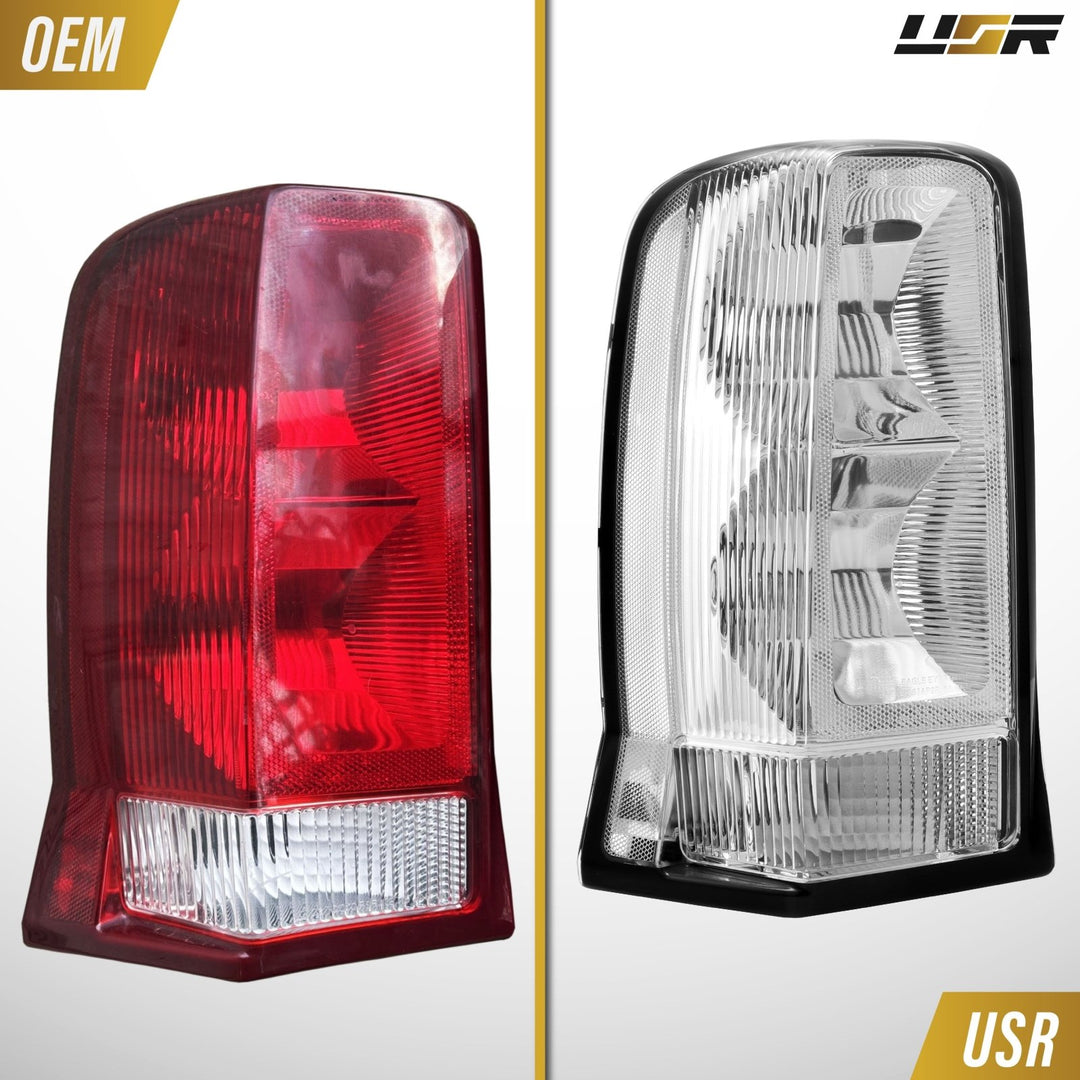 2002 - 2006 Cadillac Escalade All Clear Lens Tail Lights