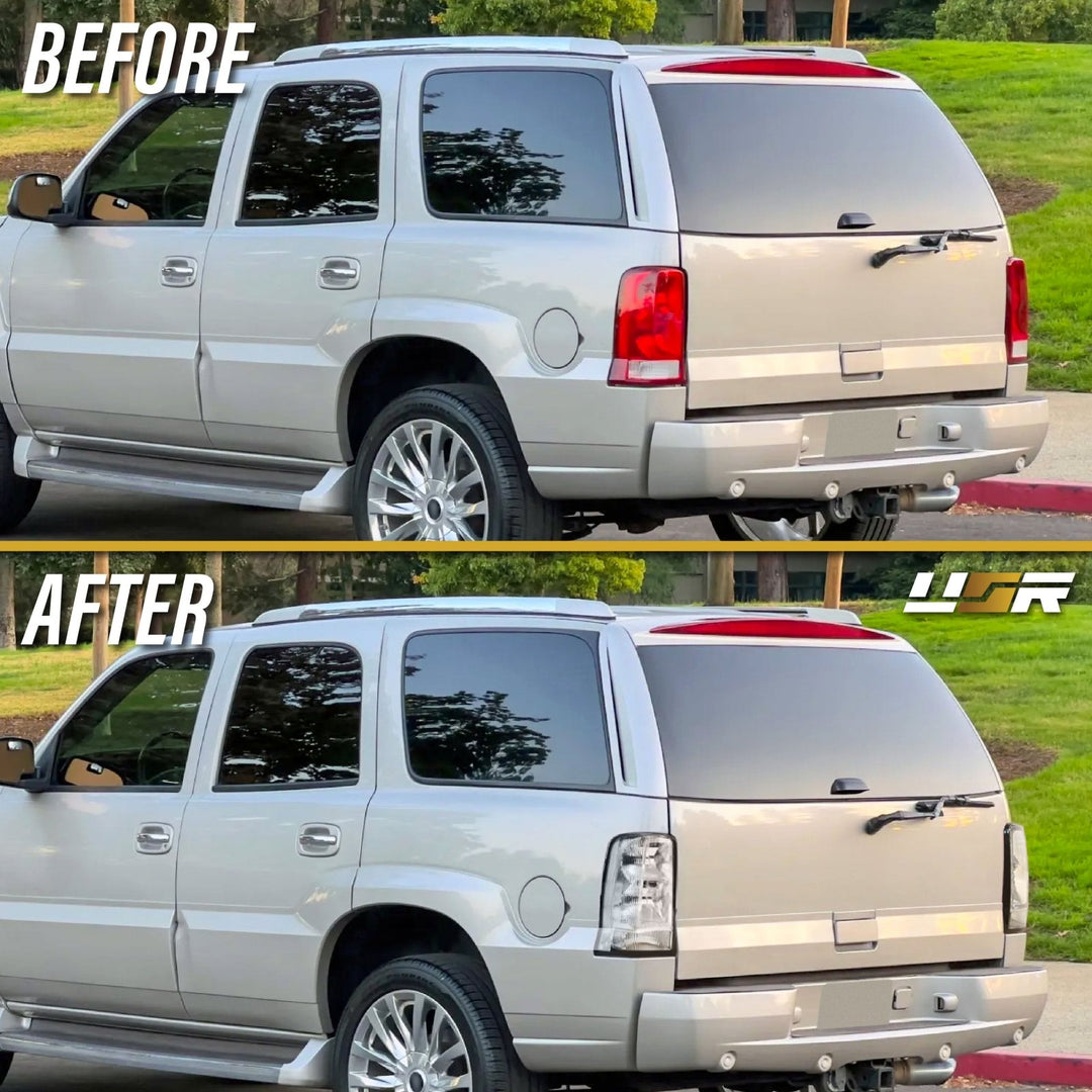 2002 - 2006 Cadillac Escalade All Clear Lens Tail Lights