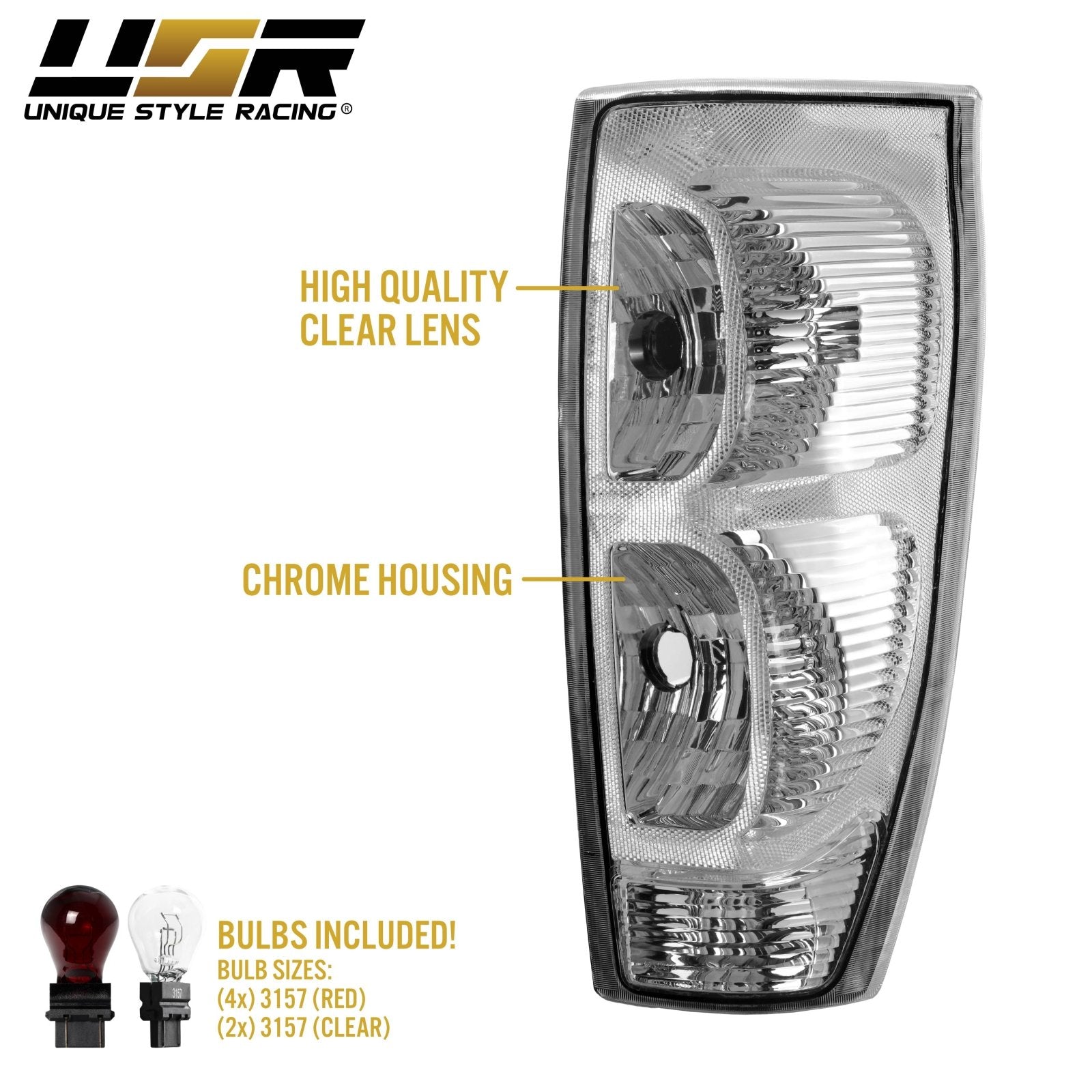 2002-2006 Chevy Chevrolet Avalanche Pickup Truck All Clear Lens