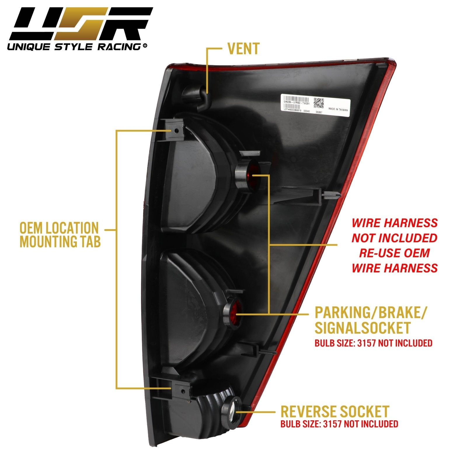 2002-2006 Chevy Chevrolet Avalanche Pickup Truck Dark Smoke Red