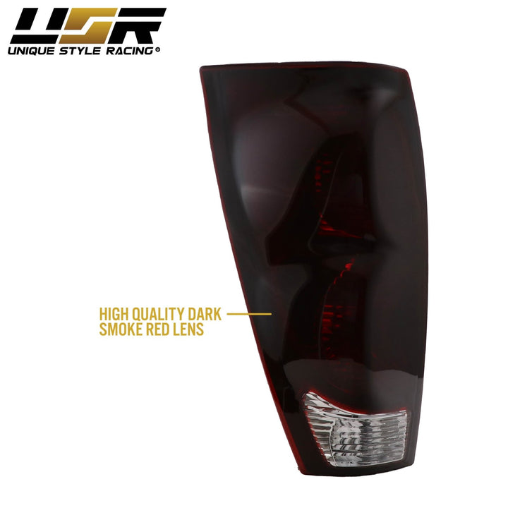 2002 - 2006 Chevy Chevrolet Avalanche Pickup Truck Dark Smoke Red Lens Tail Lights