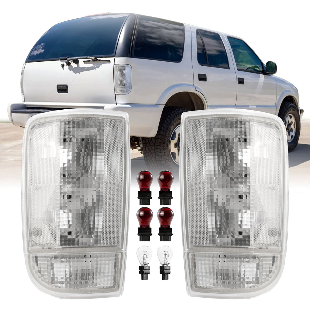1995 - 2004 Chevrolet Chevy Blazer & GMC Jimmy, 1997 - 2001 Envoy EG All Clear Lens Tail Lights