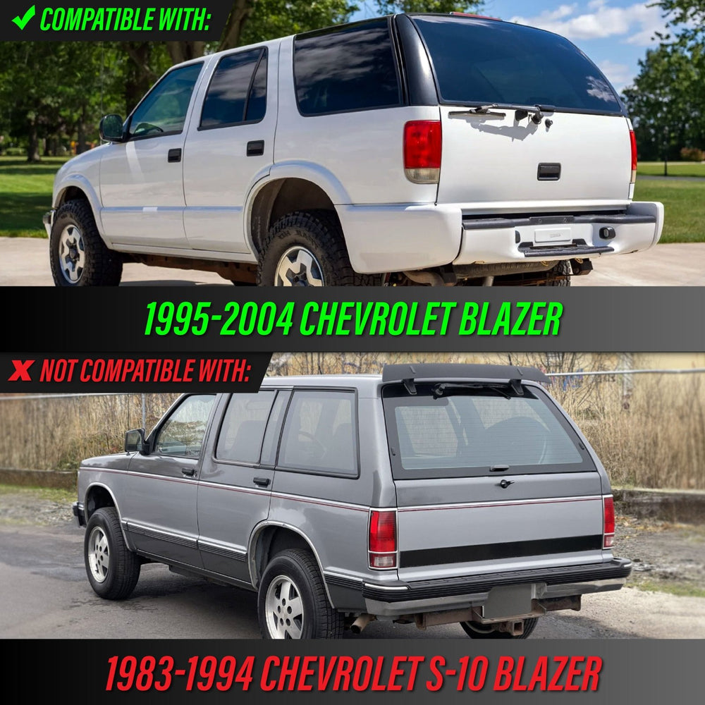 1995 - 2004 Chevrolet Chevy Blazer & GMC Jimmy, 1997 - 2001 Envoy EG All Clear Lens Tail Lights