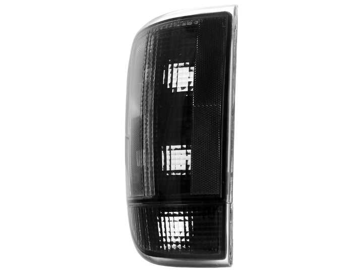 1995 - 2004 Chevrolet Chevy Blazer & GMC Jimmy, 1997 - 2001 Envoy EG Black Chrome Housing Smoke Lens Tail Lights