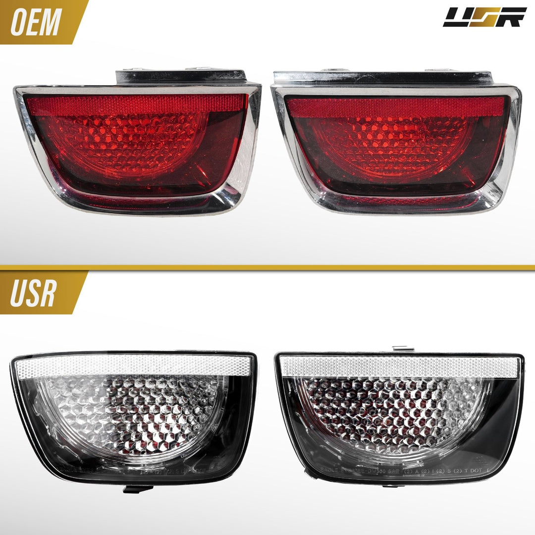 2010 - 2013 Chevrolet Chevy Camaro All Clear Lens 4PC Tail Lights