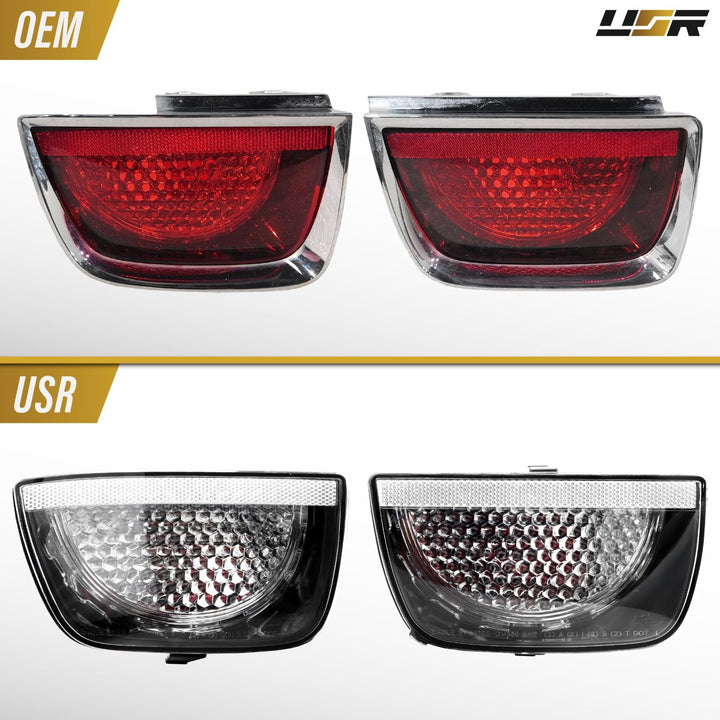 2010 - 2013 Chevrolet Chevy Camaro All Clear Lens 4PC Tail Lights