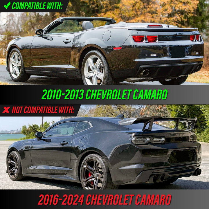 2010 - 2013 Chevrolet Chevy Camaro All Clear Lens 4PC Tail Lights
