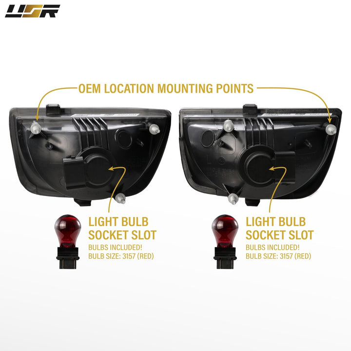 2010 - 2013 Chevrolet Chevy Camaro All Clear Lens 4PC Tail Lights