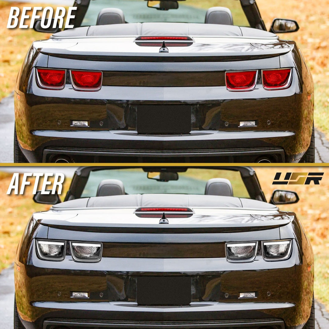 2010 - 2013 Chevrolet Chevy Camaro All Clear Lens 4PC Tail Lights
