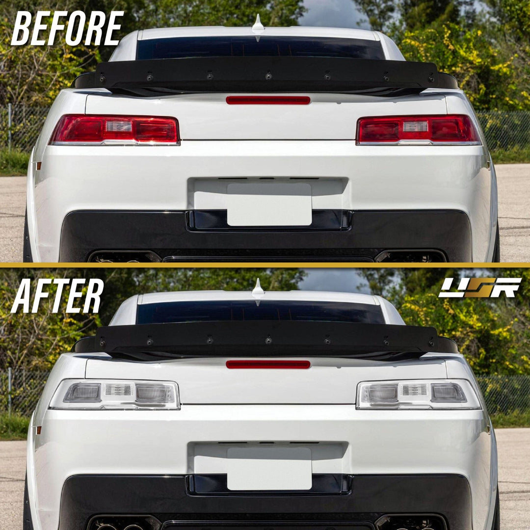 2014 - 2015 Chevrolet Chevy Camaro All Clear Lens Tail Lights