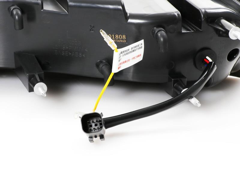 2016 - 2018 Chevy Camaro Black Housing Clear or Smoke Lens Amber Sequential Turn Signal FULL LED Tail Light