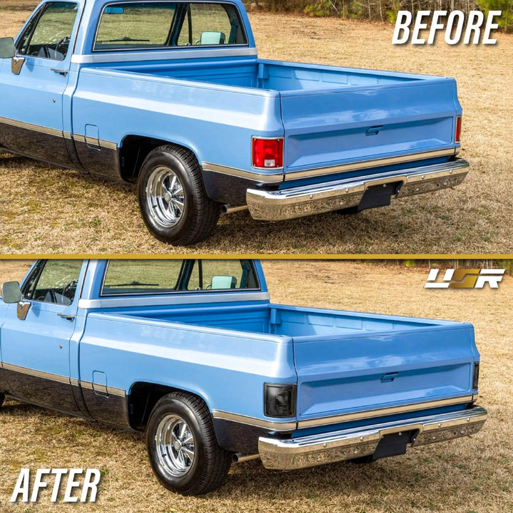 1978 - 1991 Chevy Chevrolet CK Truck Smoke Lens Tail Lights