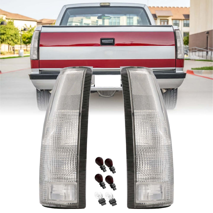 1988 - 2000 Chevy Chevrolet CK, Suburban, Blazer, Tahoe & GMC C/K, Suburban, Yukon & Cadillac Escalade Truck All Clear Lens Tail Lights