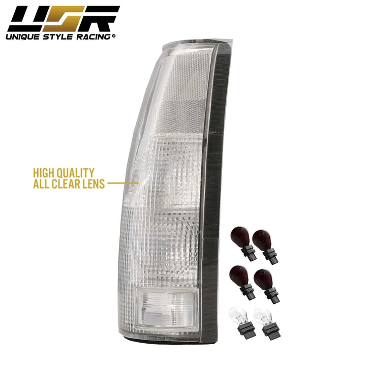 1988 - 2000 Chevy Chevrolet CK, Suburban, Blazer, Tahoe & GMC C/K, Suburban, Yukon & Cadillac Escalade Truck All Clear Lens Tail Lights