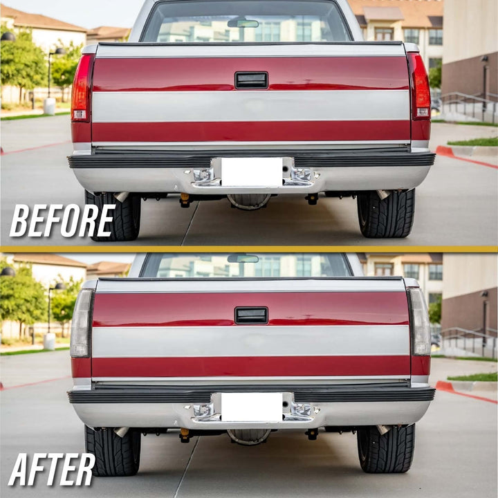 1988 - 2000 Chevy Chevrolet CK, Suburban, Blazer, Tahoe & GMC C/K, Suburban, Yukon & Cadillac Escalade Truck All Clear Lens Tail Lights

#light-source_halogen