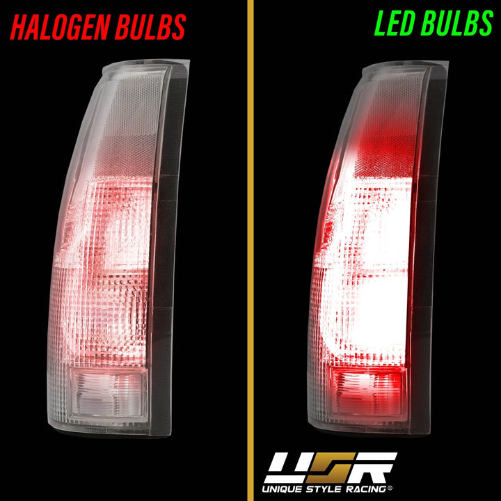 1988 - 2000 Chevy Chevrolet CK, Suburban, Blazer, Tahoe & GMC C/K, Suburban, Yukon & Cadillac Escalade Truck All Clear Lens Tail Lights