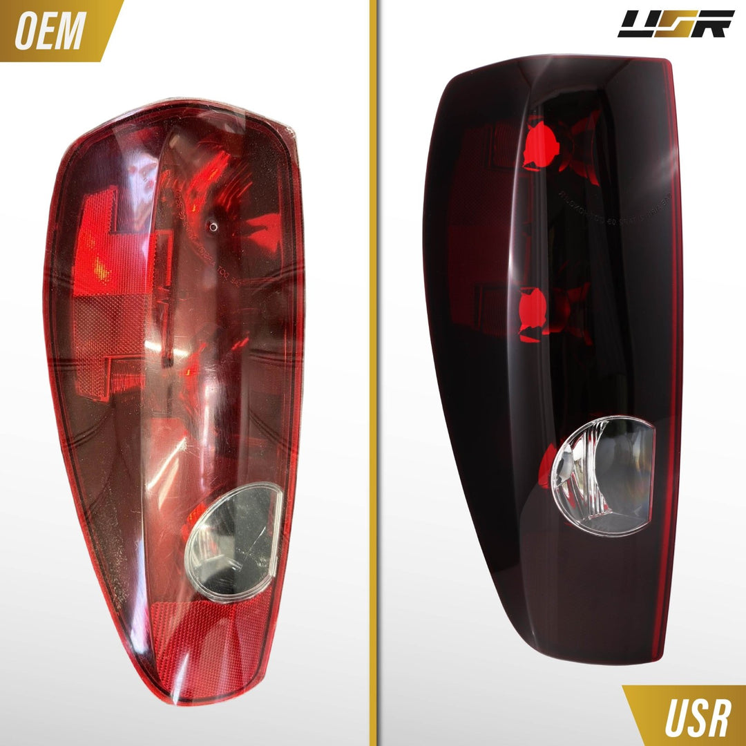2004 - 2012 Chevrolet Chevy Colorado Dark Smoke Red Lens Tail Lights