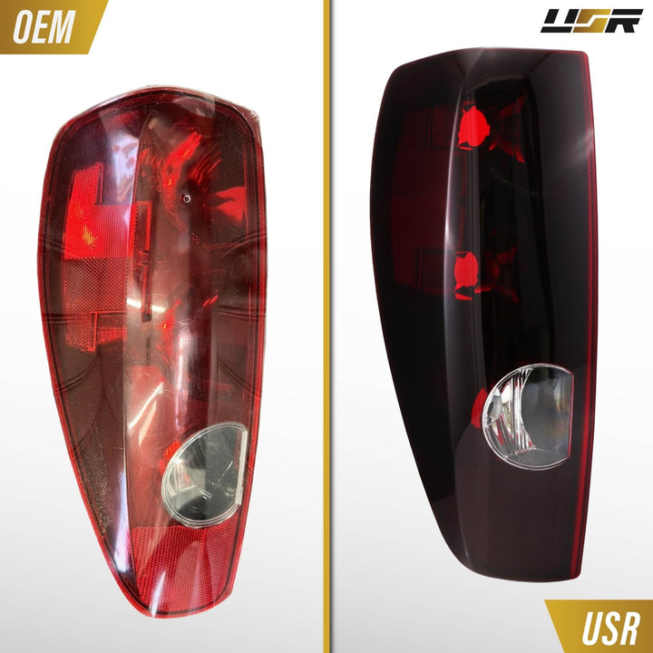 2004 - 2012 Chevrolet Chevy Colorado Dark Smoke Red Lens Tail Lights