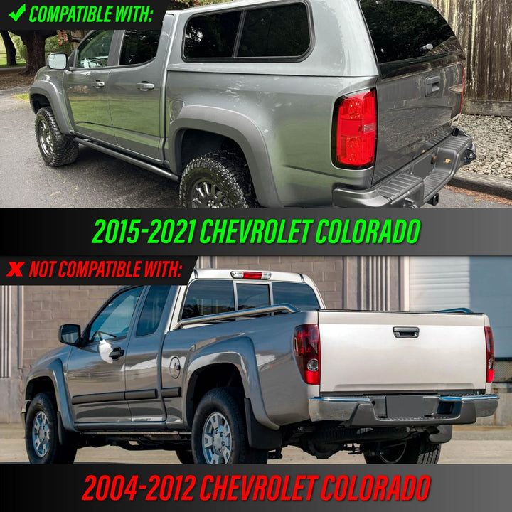 2015-2022 Chevy Chevrolet Colorado All Clear Lens Tail Lights