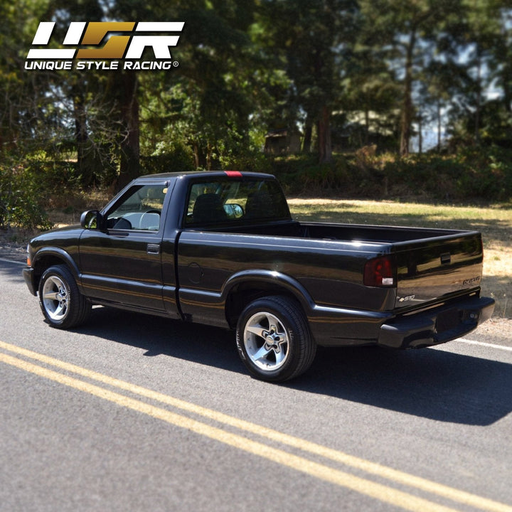 1994 - 2004 Chevrolet Chevy S - 10 Pick Up / GMC Sonoma & 1996 - 2000 Isuzu Hombre Dark Red Smoke Lens Tail Lights