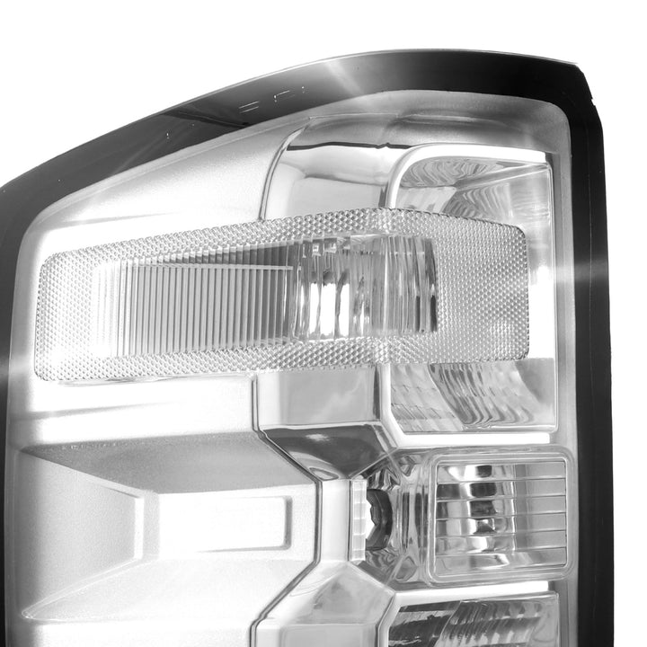 2014-2015 Chevrolet Silverado Halogen Models All Clear Lens Tail Lights