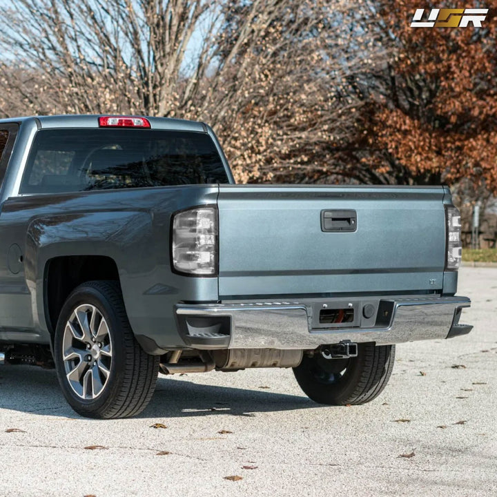 2014-2015 Chevrolet Silverado Halogen Models All Clear Lens Tail Lights