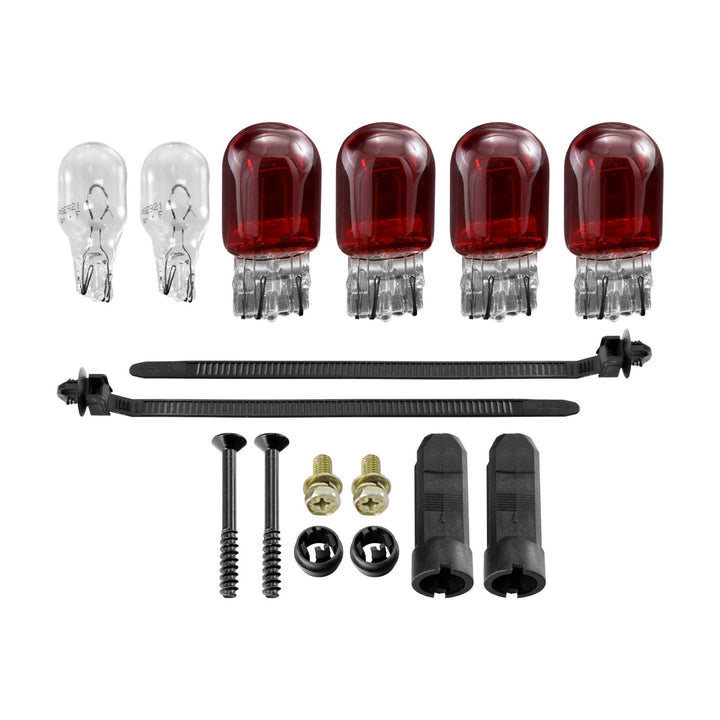 2014-2015 Chevrolet Silverado Halogen Models All Clear Lens Tail Lights