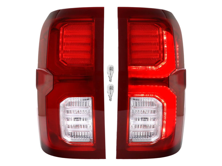 2016 - 2018 Chevy Silverado 1500/2500 / 2017 - 2018 GMC Sierra 3500 LTZ Style LED Bar Tail Light