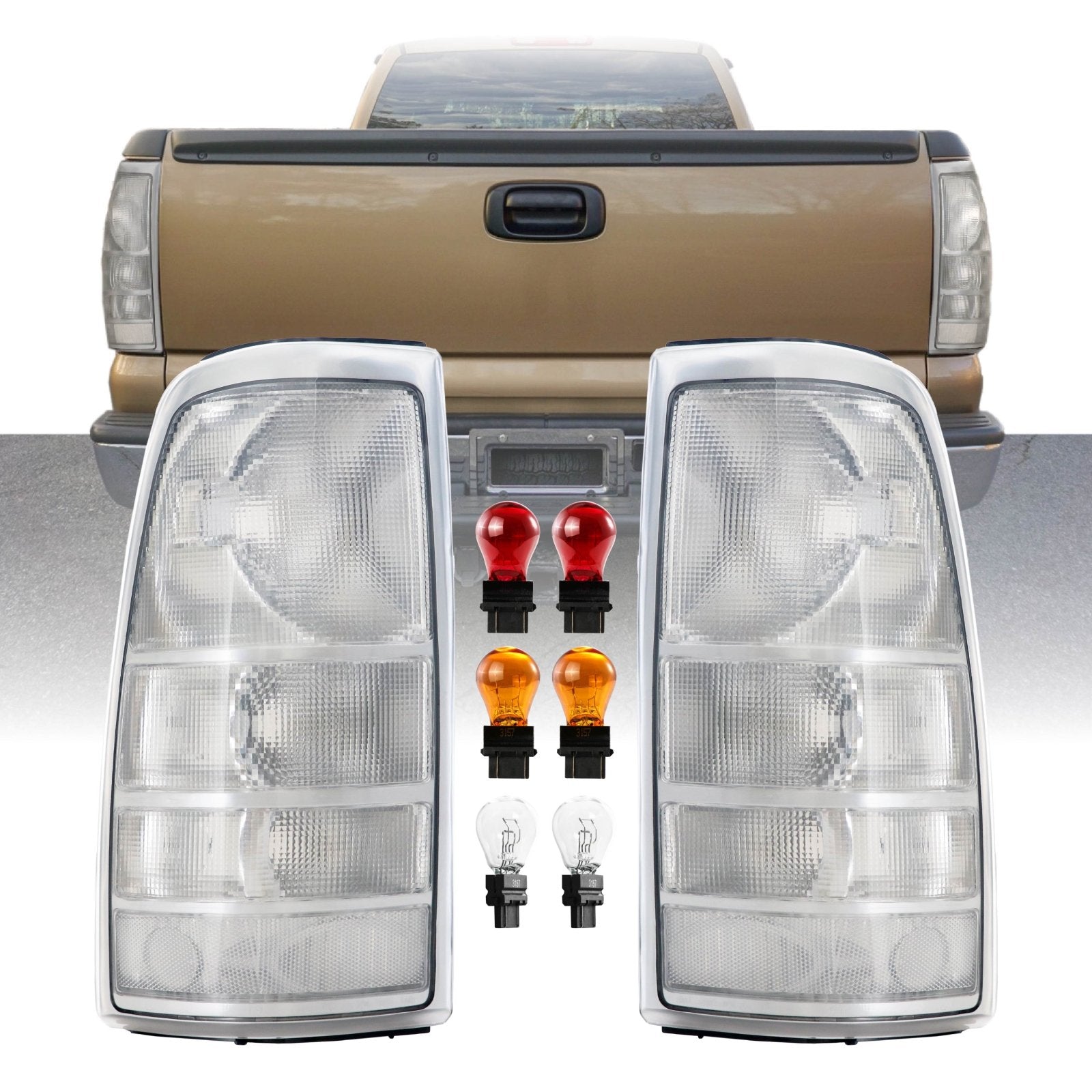 USR Auto CLEAR TAIL LIGHTS: Full LED, Halogen – Unique Style Racing