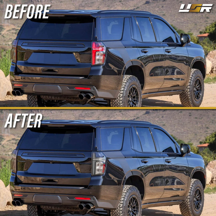 2021-2023 Chevy Chevrolet Tahoe 2025 + Style Smoke Lens LED Tail Lights