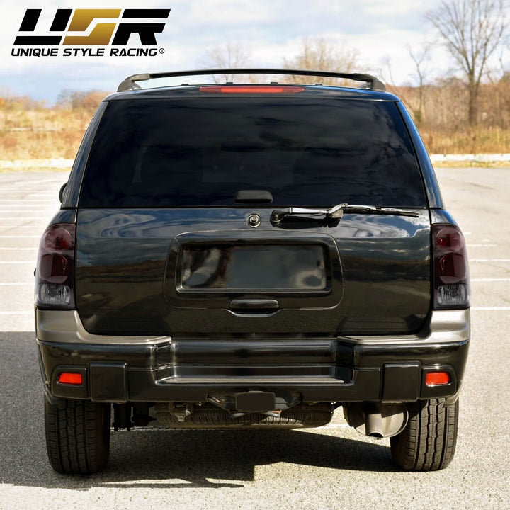 2002 - 2009 Chevrolet Trailblazer & 2007 - 2014 Chevrolet Suburban / Tahoe Dark Red Smoke Lens Tail Lights